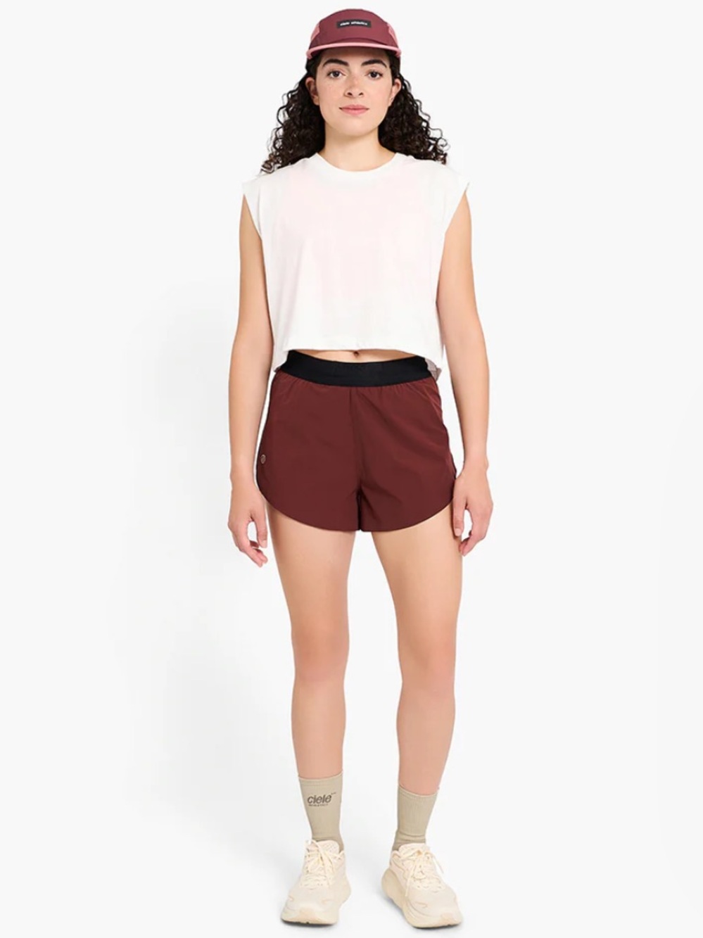 ICNShort 3" Brief Women's Running Shorts - Brown
